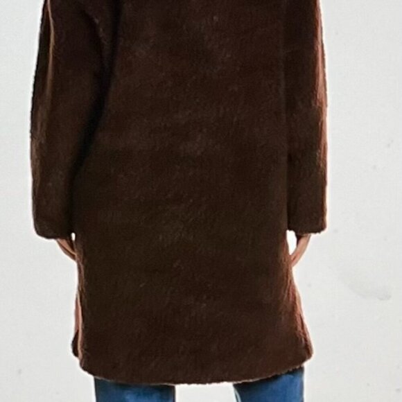 Apparis Daryna Coat in Espresso Color Size L - Picture 12 of 12
